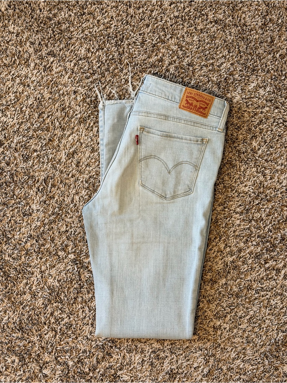 Levi's 711 SKINNY Light Blue Women's Jeans